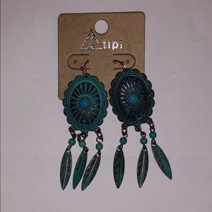 Jewelry: Patina Dreamcatcher Earrings
